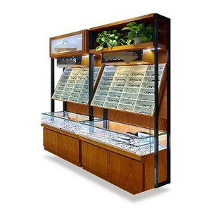 Hot sale wall mounted locking sunglass cabinet display rack