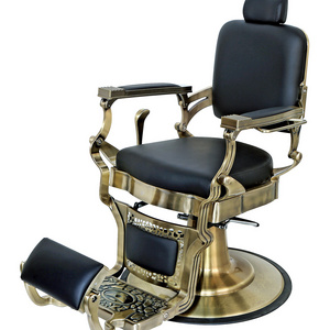 Wholesale Prsofesional Men All Black Barber Chair Frame Takara Belmont Salon Hairdressing Barber Chairs For Sale