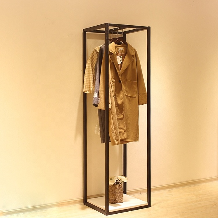 Clothes Shop Metal Garment Hanging Display Shelf Stands Clothes Display Rack