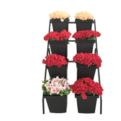 Flower display rack for flower shop fresh cut flower display rack multi-layer display stand