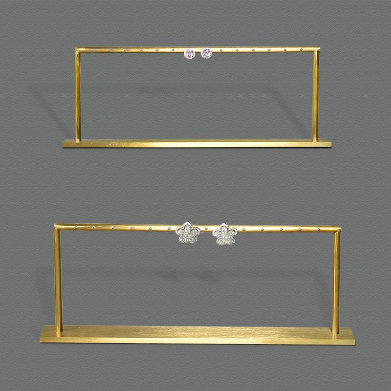 Jewelry Earring Display Stand Custom Customized Earrings Holder Modern Metal Material Earrings Display