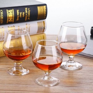 Wholesale Short Stem Cognac Brandy Snifter Crystal Glass Brandy Snifter