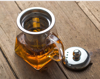 Design popular  teapot glass heat resistant glass tea pot