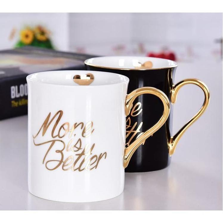 Ceramic Coffee Mug Coffe To Go Travel Porcelain Black Of Electric Flower Gift Heart Pottery Self Stirring Coffee Mug Gift Set