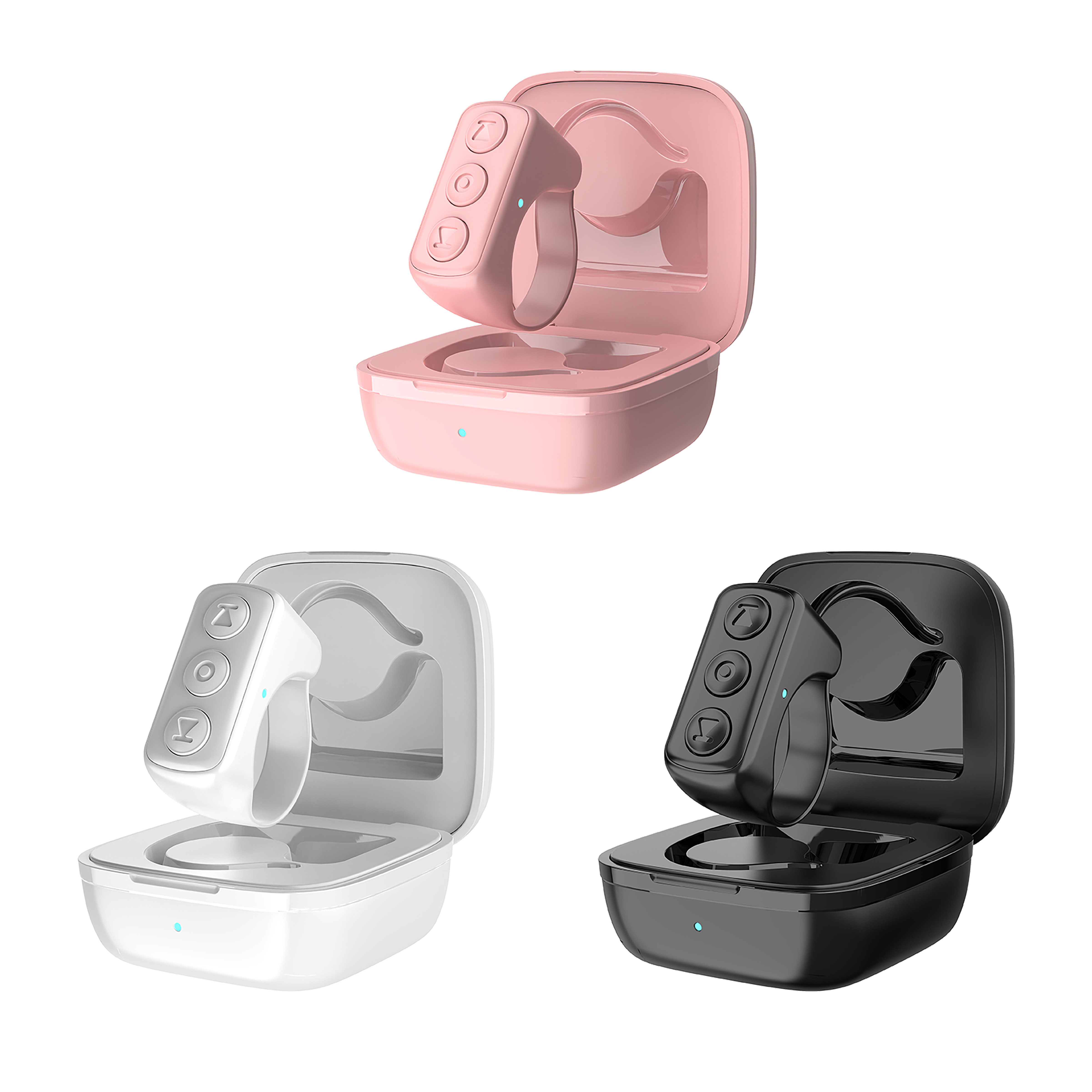 TikTok Remote Control Ring Finger Scroller Remote Bluetooth Scrolling Ring Page Turner Compatible with iPhone iPad Android