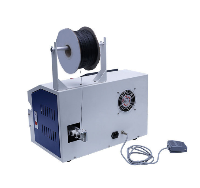 LA-90 semi automatic double wire binding machine/cable coiling machine/cable winding machine