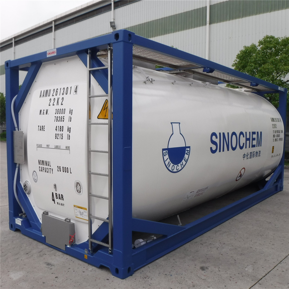 Sodium Hydroxide ISO Tank Storage Transport Tank Container