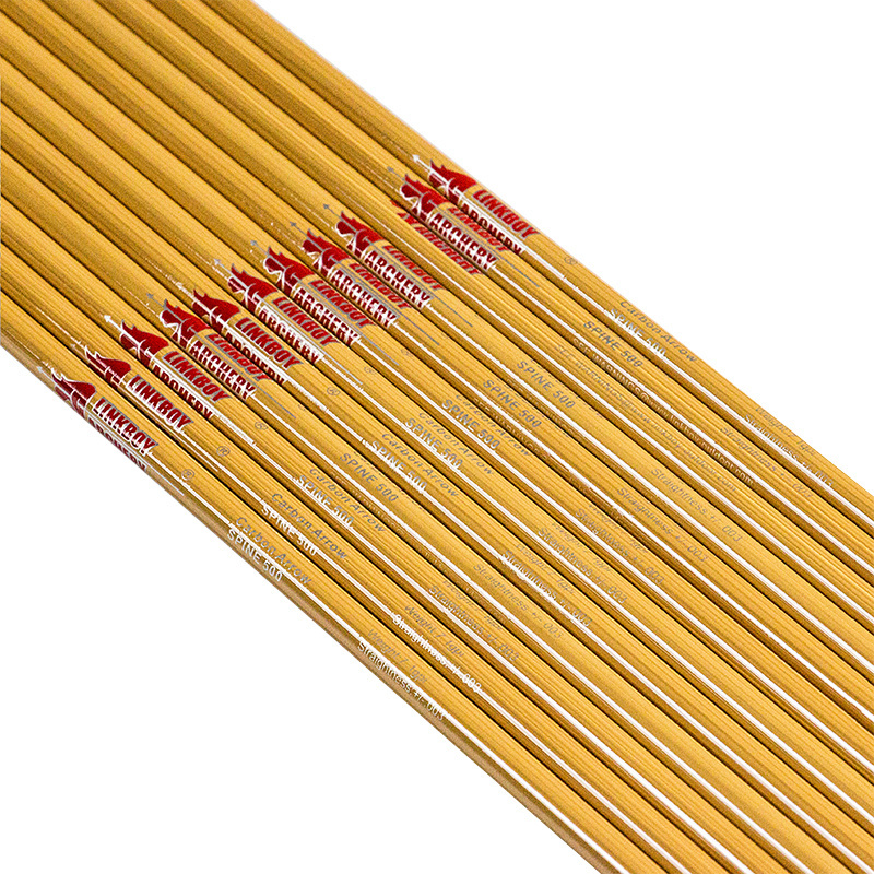 Archery Arrows Carbon fiber 32inches real turkey feather bamboo grain arrows for target shooting