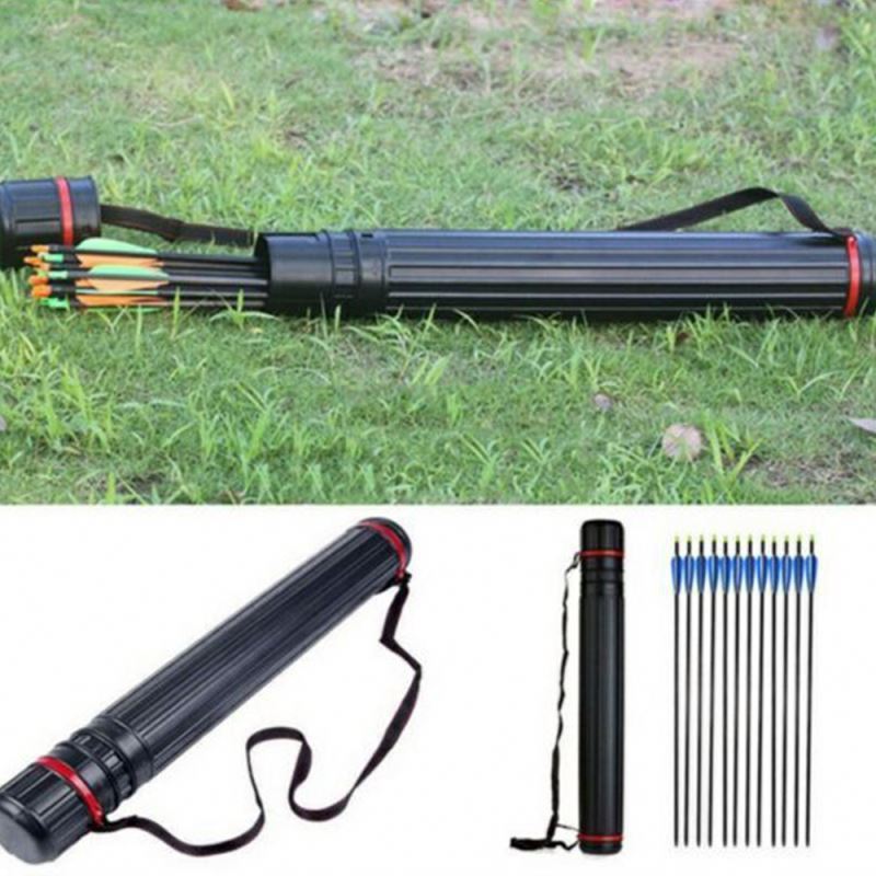 Linkboy Hunting Accessories 63 - 105 cm Adjustable Multifunction PE Archery Tube Quiver For 24pcs Arrows