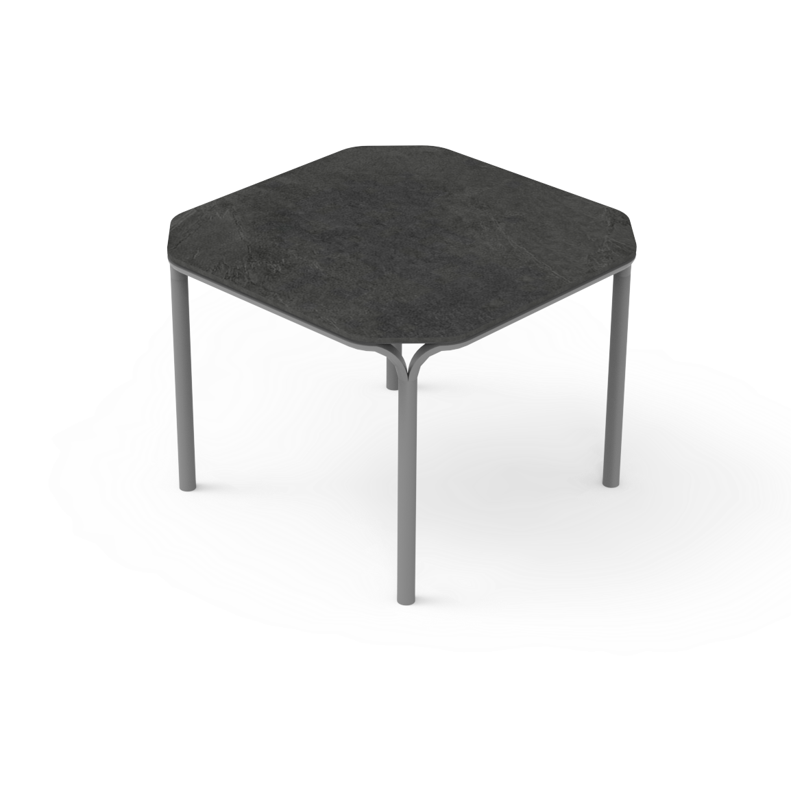 Outdoor Furniture Aluminum Slate Ceramic Desk Top Garden Patio Hotel Cruise Resort Luxury Dine Dining Table