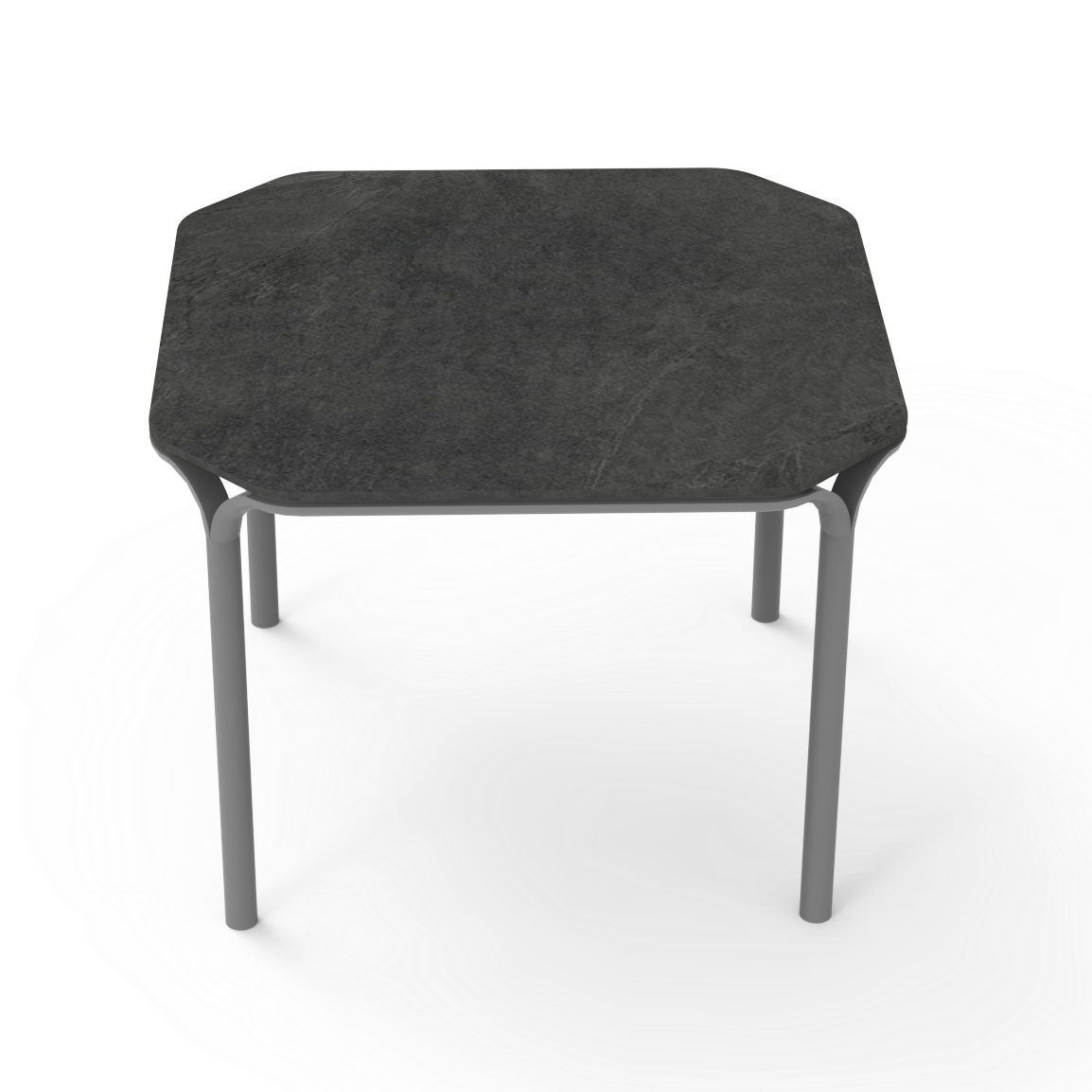 Outdoor Furniture Aluminum Slate Ceramic Desk Top Garden Patio Hotel Cruise Resort Luxury Dine Dining Table