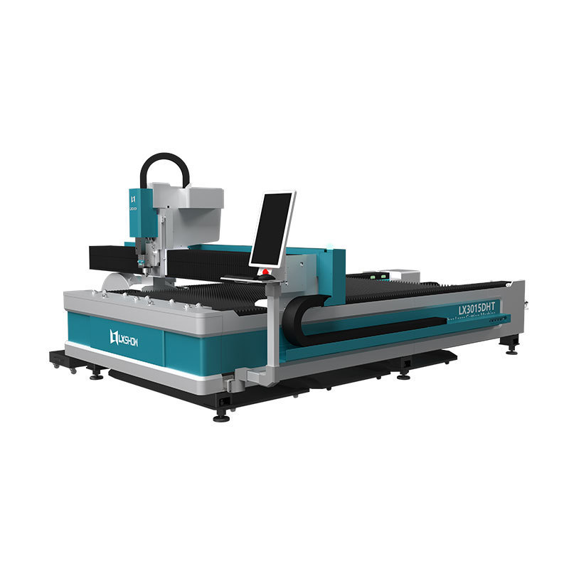 simple to operate plate and pipe laser cutting LX3015DHT fiber laser cutting steel