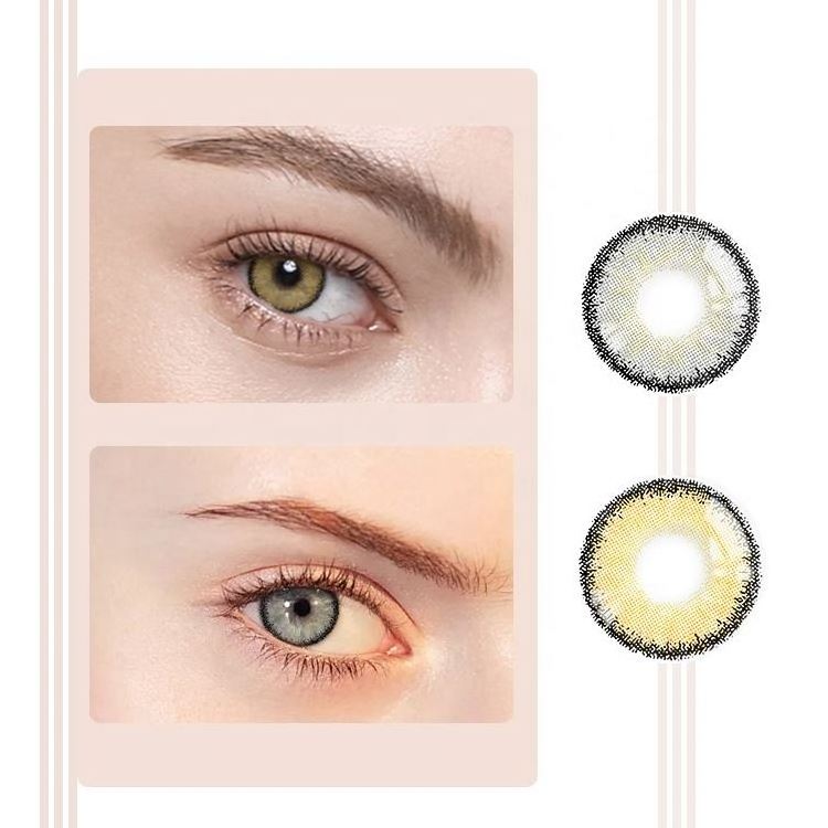 aFancy Pro Fancy look Dolly eye 14.2mm  3-tone Premium Candy  cosmetic colored contact lenses