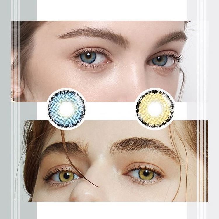 aFancy Pro Fancy look Dolly eye 14.2mm  3-tone Premium Candy  cosmetic colored contact lenses