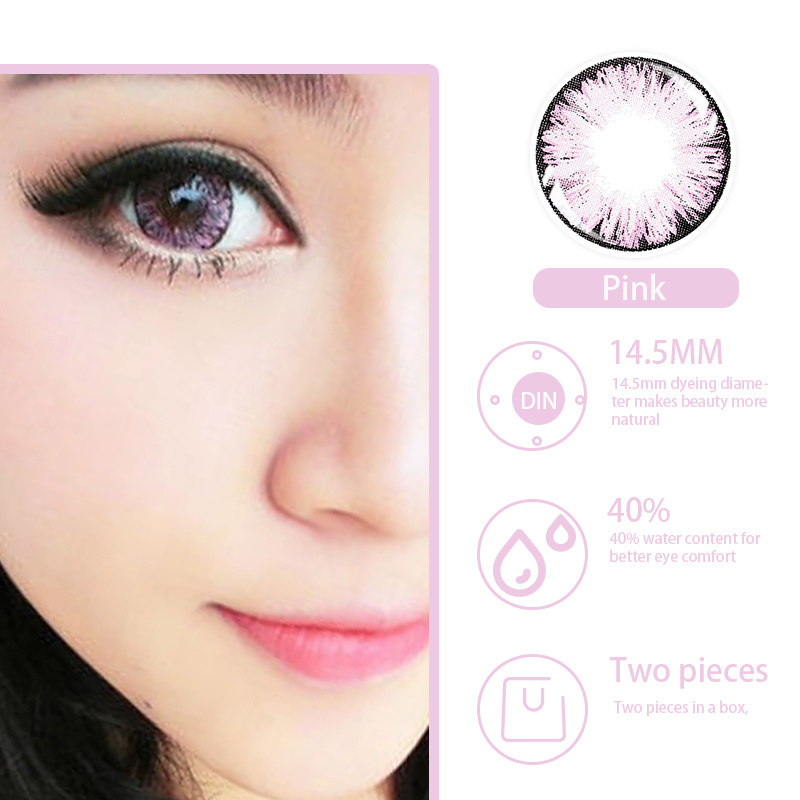 Cosmetic Hot Sale Soft Best Colored 1 Year Eye Beat Color Contact Lens Lenses Color Wholesale Contact Lens Cheap Contact Lenses