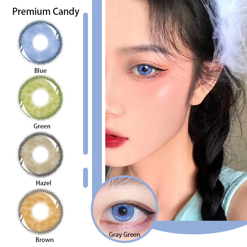 Hot Ocean Style Wholesale Colored Contacts Natural Look China Yearly Batis Eye Contact Lenses Color Contact Lens