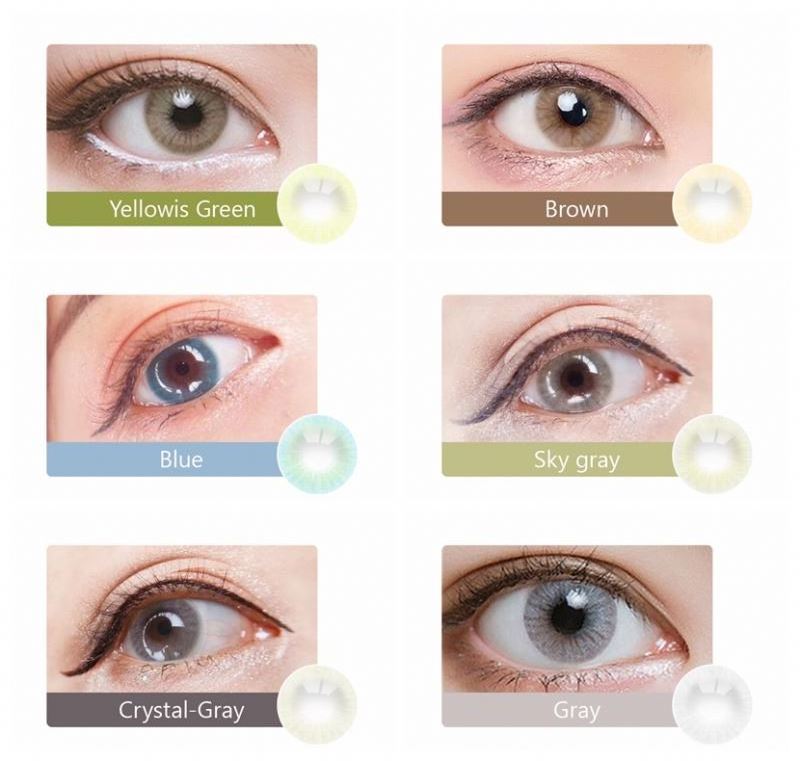 2020 autumn new color aurora contact lens cheap contact lens designer contact lens