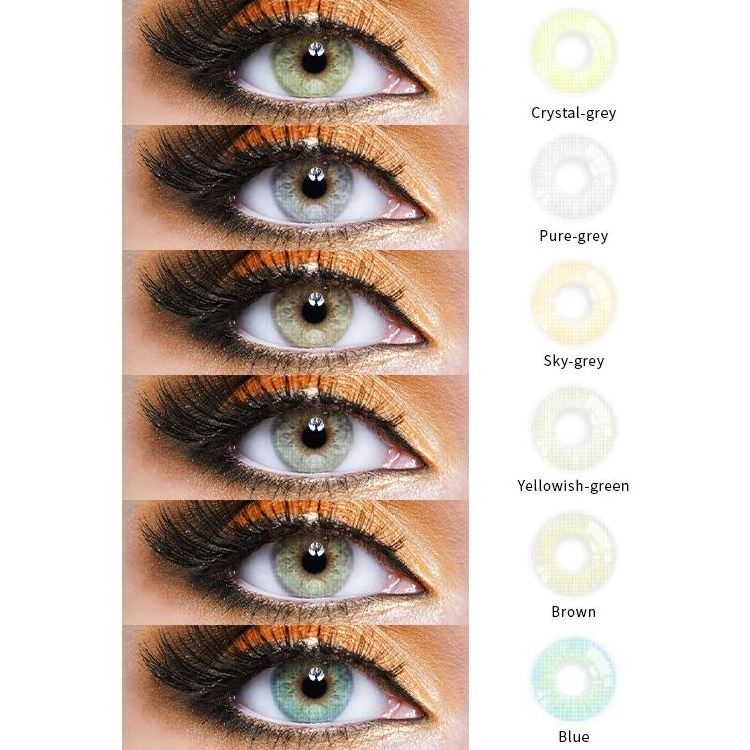 2020 autumn new color aurora contact lens cheap contact lens designer contact lens