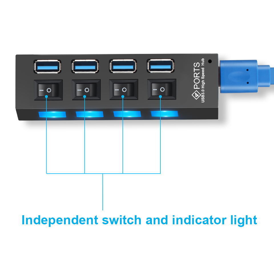 oem industrial mini usb-c charging table multifunction vention usb hub switch 3.0 4 port keyboard charger board