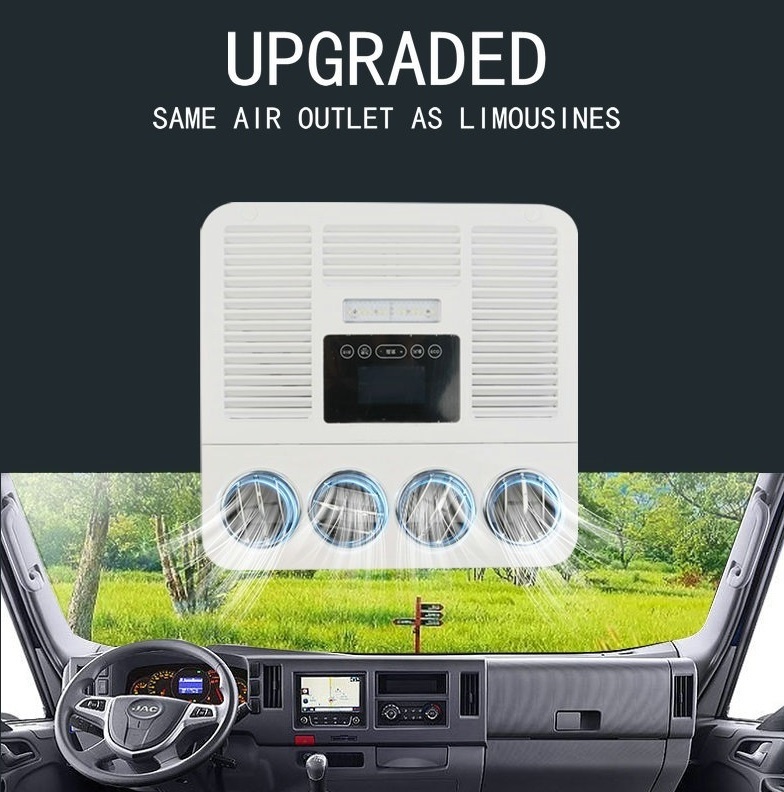 Integrated parking air conditioner 12v 24v Electric Parking Air Conditioner For Truck Camper  Excavator Roof Top Parking Cooler