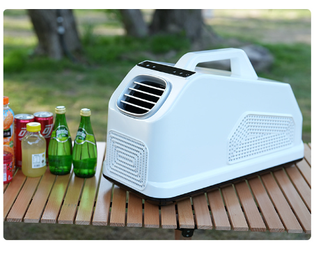 DC 12/24/110/220V camping mini ac unit fan outdoor portable car rv tent cabin air conditioner