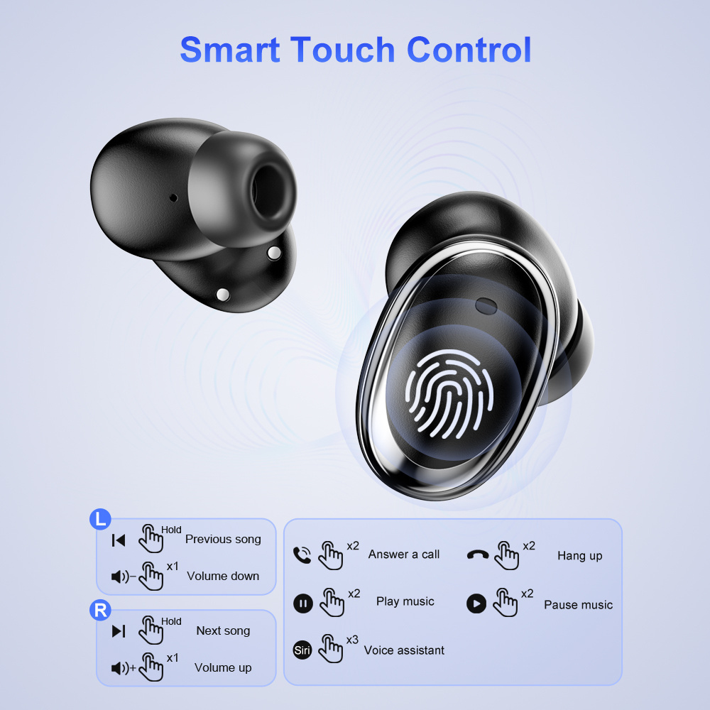 New Bee 2023 New Trend TWS BT 5.2 ENC Noise Cancelling Ear Phone Handsfree True Wireless Earbuds Stereo Mini Headphones Earphone