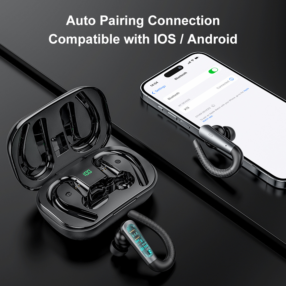 X13 Audifonos Inalambricos Touch Control Auto Pairing Wireless Earbuds Headphones Stereo Earbuds Earphone Headset for Sports