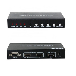 HDMI 1080p , HDCP 1.2  Video Switcher 2x1 Multi-Viewer with PIP