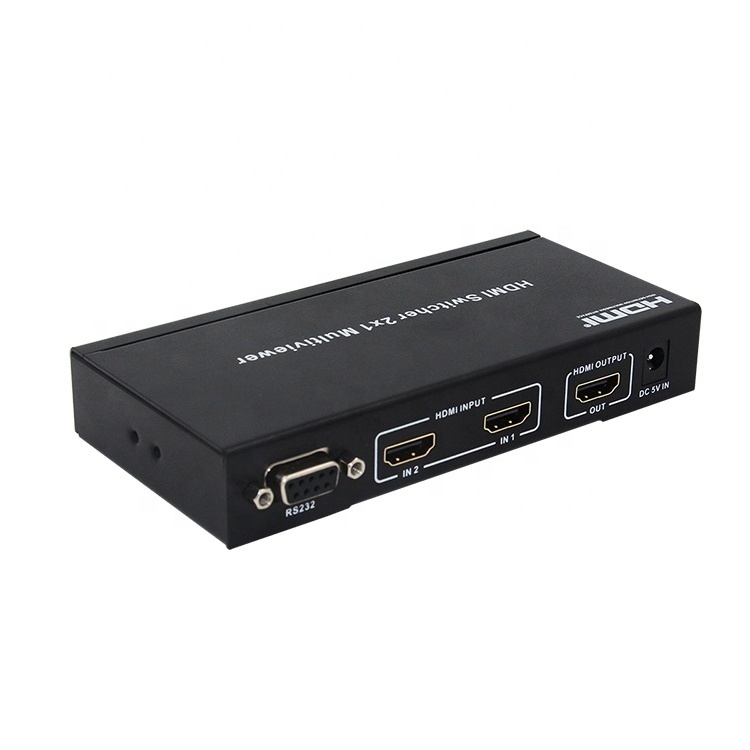 HDMI 1080p , HDCP 1.2  Video Switcher 2x1 Multi-Viewer with PIP