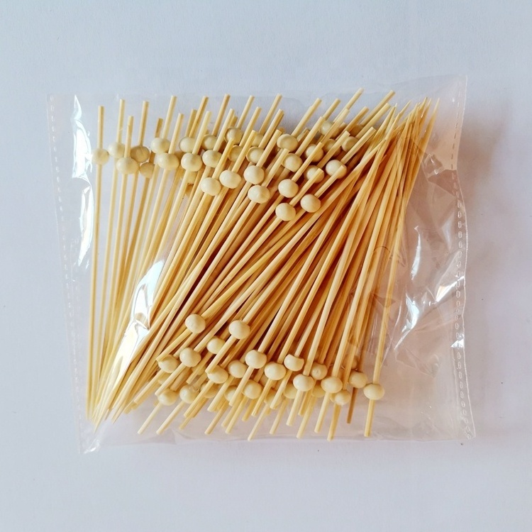 bamboo 120mm/90mm  diverse decorative biodegradable cocktail pick food pick skewer bamboo sandwich stick