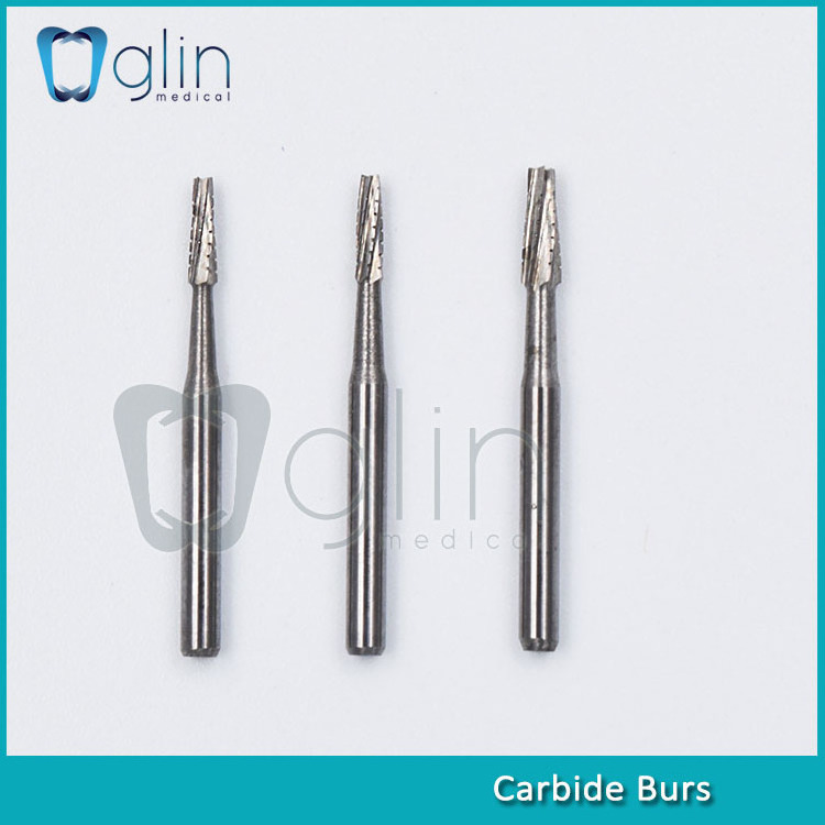 GLIN Dental Contra Angle Handpiece Burs Tungsten Round RA Carbide Burs for Low Speed Handpiece Dental Drill