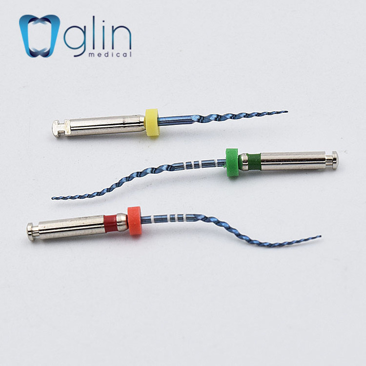 GLIN Dental Endo Files G3 17/04 Rotary Files Root Canal Treatment Heat Activation 21/25mm 04 Taper