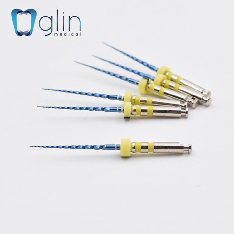 GLIN Dental Endo Files G3 20/06 21/25mm Heat Activation Rotary Files Root Canal Treatment