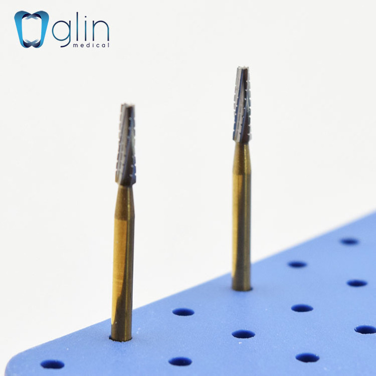 GIN Good Price Flat Fissure Cross Cut Dental Drill RA Diamond Burs Carbide Burs Dental Products