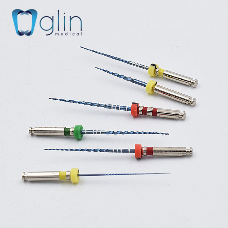 GLIN Dental Endo Files G3 17/06 21/25mm Rotary Files Root Canal Treatment Heat Activation