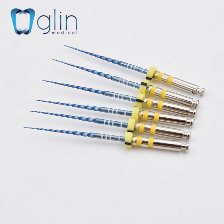 GLIN Dental Endo Files G3 20/06 21/25mm Heat Activation Rotary Files Root Canal Treatment