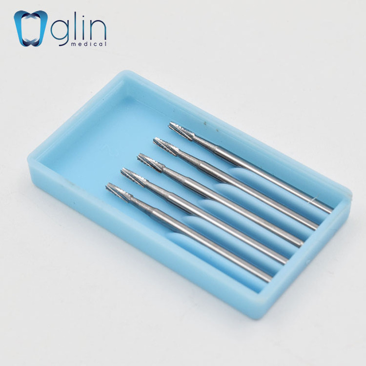 GIN Good Price Flat Fissure Cross Cut Dental Drill RA Diamond Burs Carbide Burs Dental Products