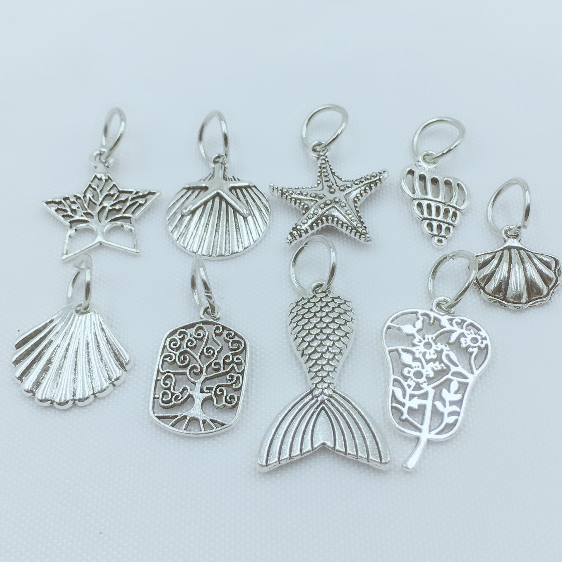 Pendants Wholesale  Antique Silver Plated Zinc Alloy  Charms Pendants Charms For DIY Pendant Jewelry Making