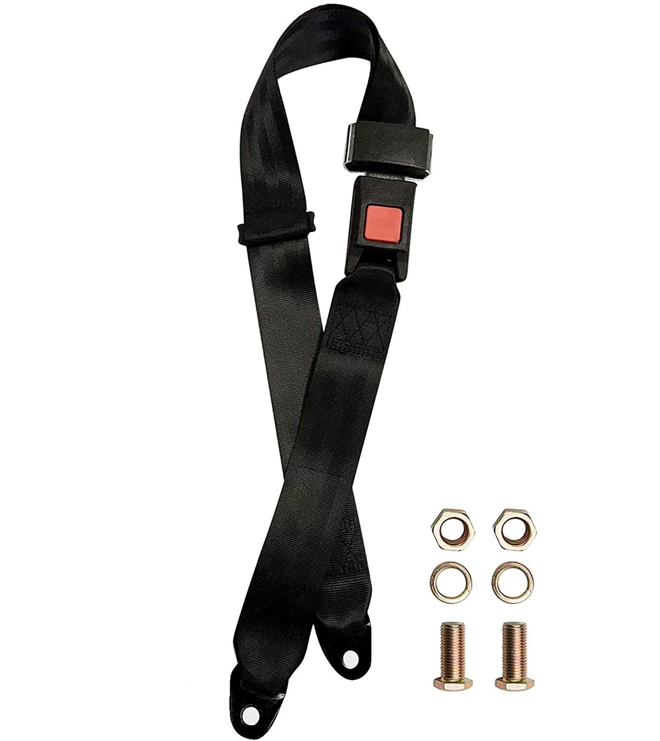 Universal Seatbelt Kit for Golf Cart, Go Kart, UTV, EZGO, Yamaha, Club Car Seat Belt Kit  2 point