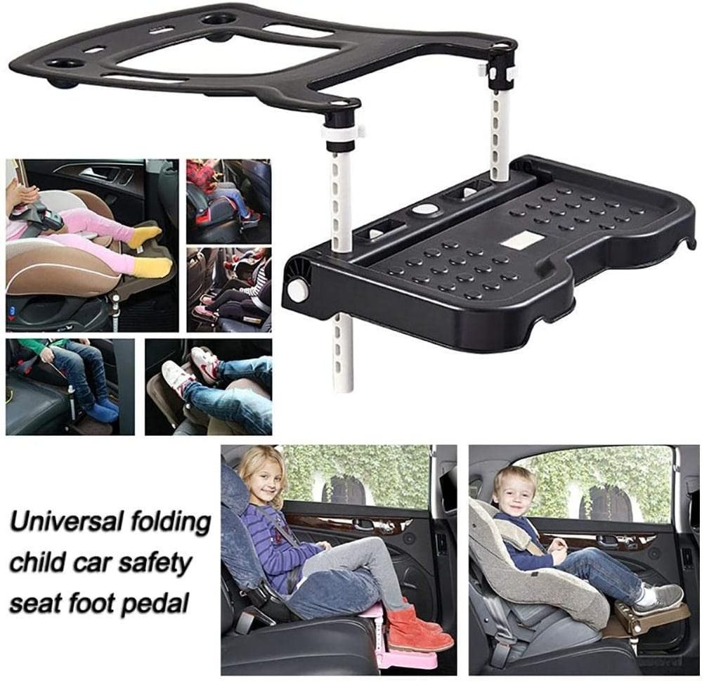 Car Seat Foot Leg Rest Booster Child  for Travel Adjustable Height for Kids to Sleep While Traveling Also for Footrest