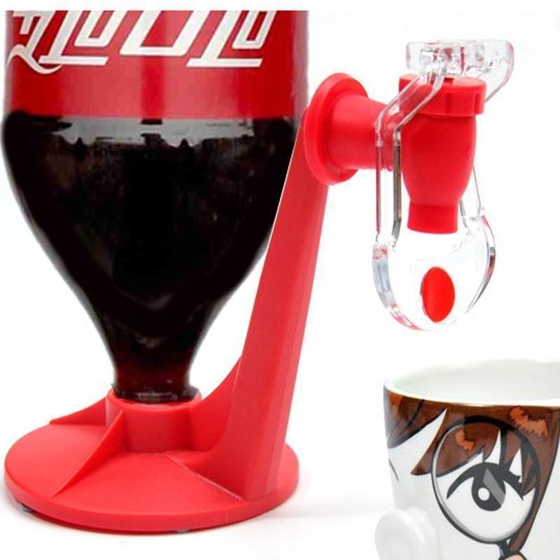 Soda Dispenser The Magic Tap Saver Bottle Soda Upside Down Drinking Water Dispense Party Bar Kitchen Gadgets Drink Machines