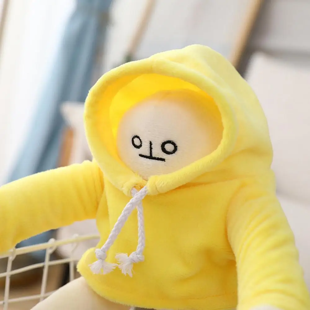 18CM Banana Man Plush Toys Cartoon Soft Stuffed Banana Dolls Cute Funny Plush Pillow Home Decorate Figure Kid Aldult Fun Gift