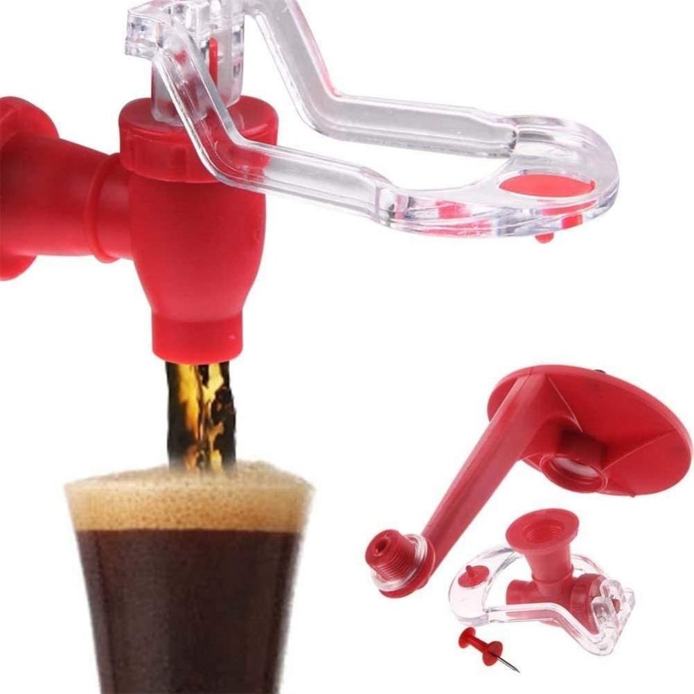 Soda Dispenser The Magic Tap Saver Bottle Soda Upside Down Drinking Water Dispense Party Bar Kitchen Gadgets Drink Machines