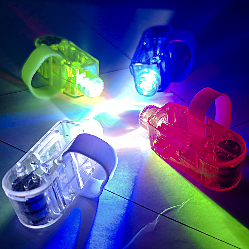 32pcs Glow Party Favors LED Flashing Finger Ring Laser Finger Light Up Toys for Festival Holiday Party Supplie