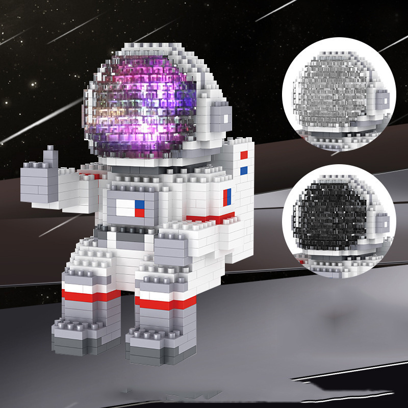 New Mini Micro Rocket Building Blocks Space Moon Satellite Astronaut Diamond Bricks Constructor Toys for Children Gifts