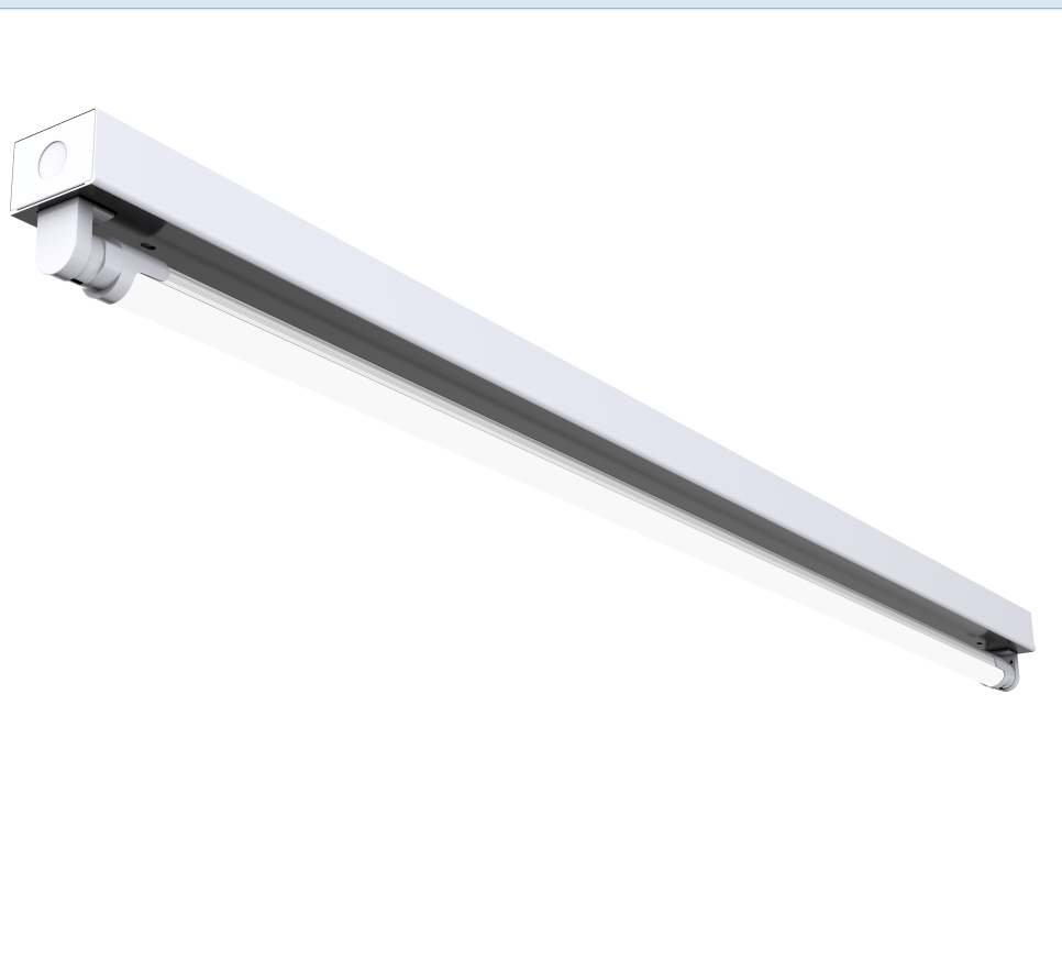 Hot selling single double tube available LED Tube Light Fixture 600mm 1200mm Light Fitting Lamp Bracket  LED Bracket