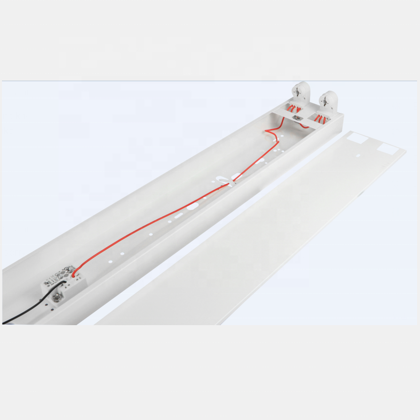 4ft Double Tube Housing T8 LED Ready Batten Fitting body only Twin Star Strip Fixture two lamps light fixture