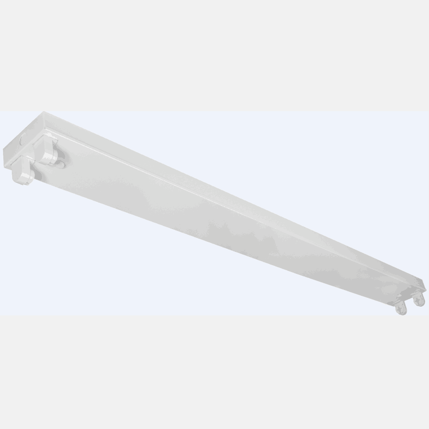 Double lamps inside T8 Tube Lamp Base  Fluorescent Tube Integrated Bracket Socket Strip Tube Light Rectangle Light Fixture