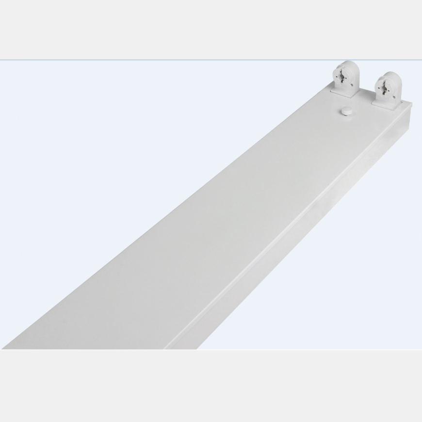 Double lamps inside T8 Tube Lamp Base  Fluorescent Tube Integrated Bracket Socket Strip Tube Light Rectangle Light Fixture