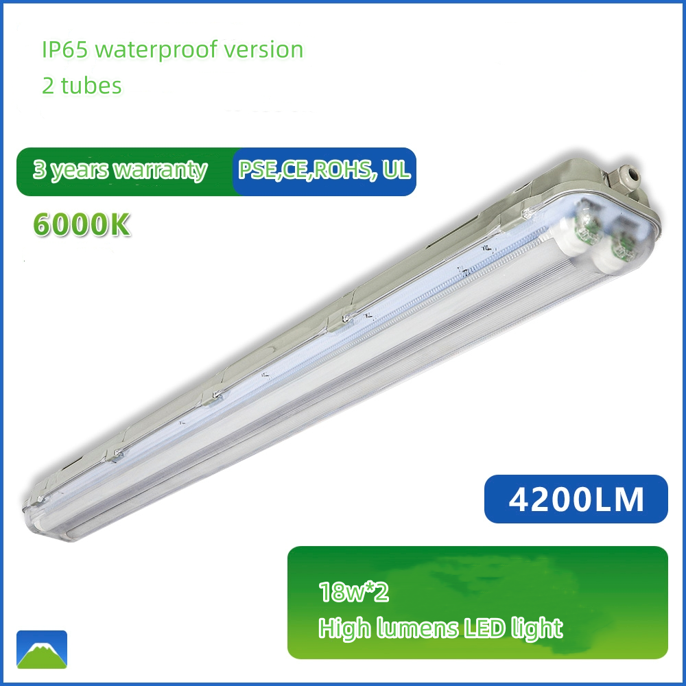 Linear LED Garage Tube Light Vapor Tight  Waterproof Fixture T8 Waterproof Fluorescent Light Fixtures Ip65